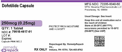 Mm2 (Dofetilide 250mcg(0.25mg) 70518 4617 01)